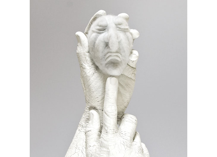 »Heads and Hands«, Photoprint on Forex, 60 x 60 x 0.5cm, 2010