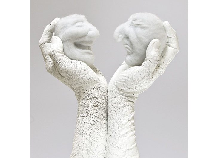 »Heads and Hands«, Photoprint on Forex, 60 x 60 x 0.5cm, 2010